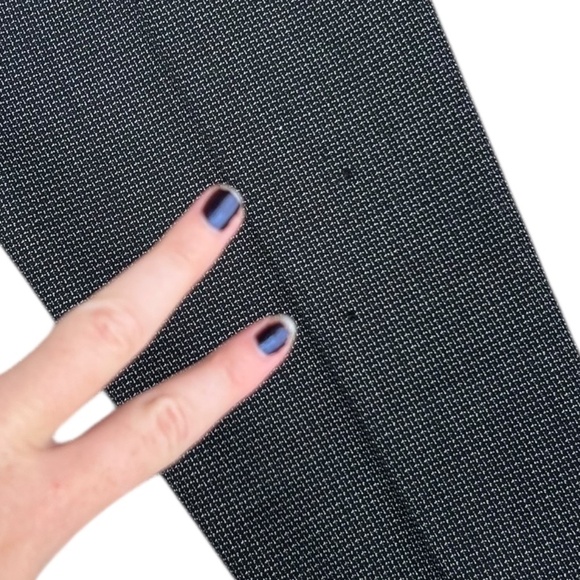 Vintage Black & White Wool Trousers Pendleton Size 14 Petite - Picture 3 of 6